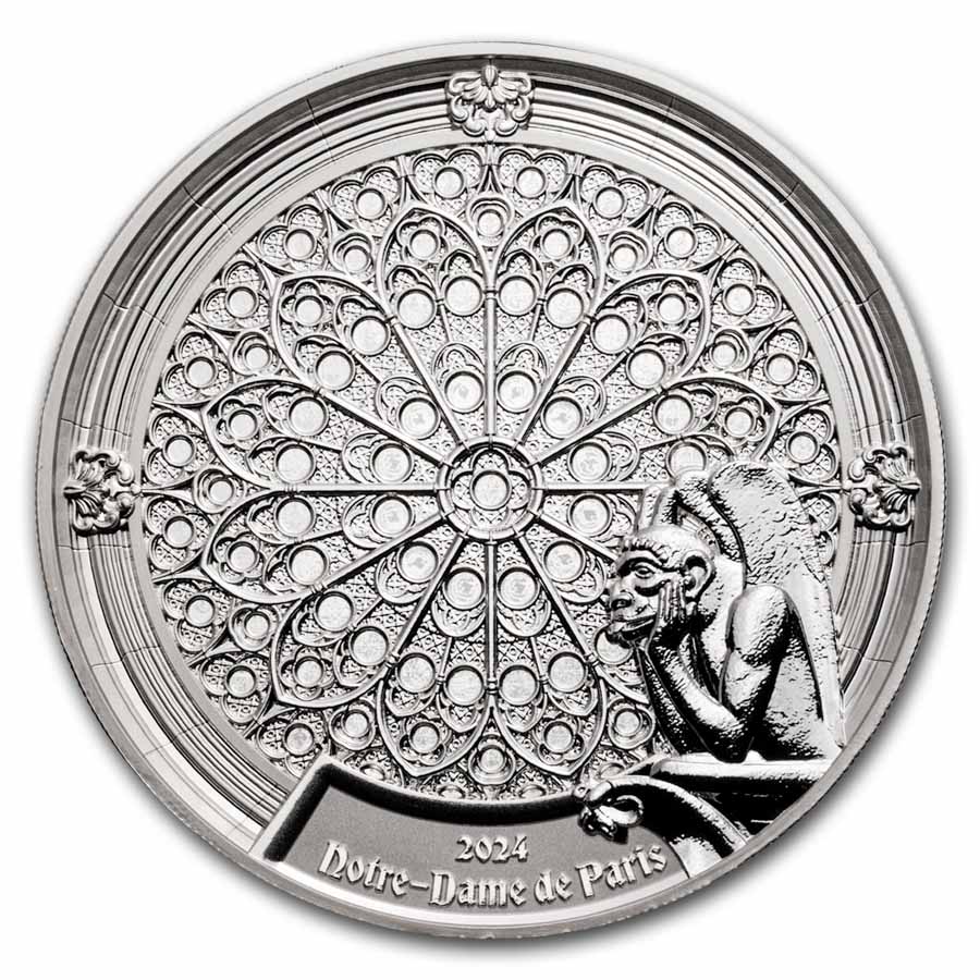 2024 Djibouti 3 oz Silver Notre-Dame de Paris (with Box & COA) | eBay
